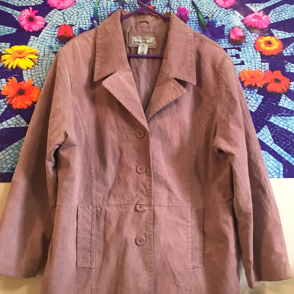 Genuine leather coat